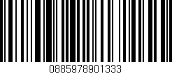 Código de barras (EAN, GTIN, SKU, ISBN): '0885978901333'