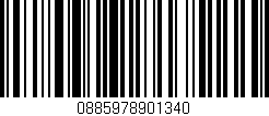 Código de barras (EAN, GTIN, SKU, ISBN): '0885978901340'
