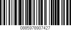 Código de barras (EAN, GTIN, SKU, ISBN): '0885978907427'