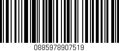 Código de barras (EAN, GTIN, SKU, ISBN): '0885978907519'