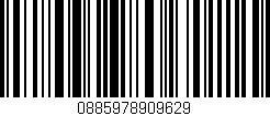 Código de barras (EAN, GTIN, SKU, ISBN): '0885978909629'