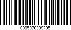 Código de barras (EAN, GTIN, SKU, ISBN): '0885978909735'