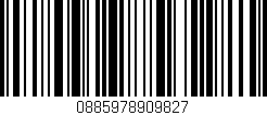 Código de barras (EAN, GTIN, SKU, ISBN): '0885978909827'