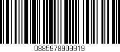 Código de barras (EAN, GTIN, SKU, ISBN): '0885978909919'