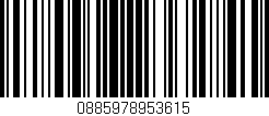 Código de barras (EAN, GTIN, SKU, ISBN): '0885978953615'
