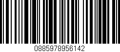Código de barras (EAN, GTIN, SKU, ISBN): '0885978956142'