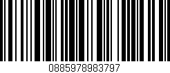 Código de barras (EAN, GTIN, SKU, ISBN): '0885978983797'