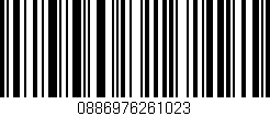 Código de barras (EAN, GTIN, SKU, ISBN): '0886976261023'