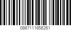 Código de barras (EAN, GTIN, SKU, ISBN): '0887111656261'