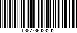 Código de barras (EAN, GTIN, SKU, ISBN): '0887766033202'