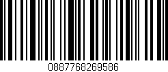 Código de barras (EAN, GTIN, SKU, ISBN): '0887768269586'