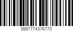 Código de barras (EAN, GTIN, SKU, ISBN): '0887774376773'