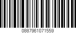 Código de barras (EAN, GTIN, SKU, ISBN): '0887961071559'