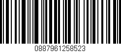 Código de barras (EAN, GTIN, SKU, ISBN): '0887961258523'