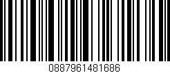 Código de barras (EAN, GTIN, SKU, ISBN): '0887961481686'