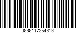Código de barras (EAN, GTIN, SKU, ISBN): '0888117354618'