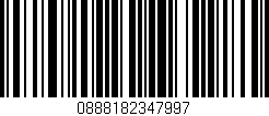 Código de barras (EAN, GTIN, SKU, ISBN): '0888182347997'