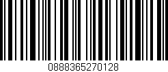 Código de barras (EAN, GTIN, SKU, ISBN): '0888365270128'