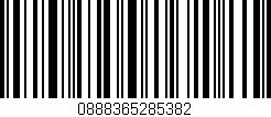 Código de barras (EAN, GTIN, SKU, ISBN): '0888365285382'