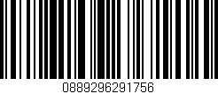 Código de barras (EAN, GTIN, SKU, ISBN): '0889296291756'