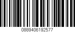 Código de barras (EAN, GTIN, SKU, ISBN): '0889406192577'