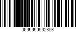 Código de barras (EAN, GTIN, SKU, ISBN): '0889899982686'