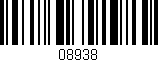 Código de barras (EAN, GTIN, SKU, ISBN): '08938'