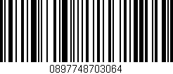 Código de barras (EAN, GTIN, SKU, ISBN): '0897748703064'