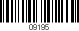 Código de barras (EAN, GTIN, SKU, ISBN): '09195'