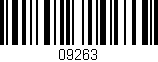 Código de barras (EAN, GTIN, SKU, ISBN): '09263'