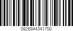 Código de barras (EAN, GTIN, SKU, ISBN): '0926944341750'