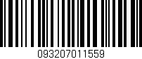 Código de barras (EAN, GTIN, SKU, ISBN): '093207011559'