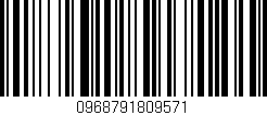 Código de barras (EAN, GTIN, SKU, ISBN): '0968791809571'