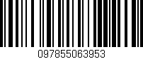 Código de barras (EAN, GTIN, SKU, ISBN): '097855063953'
