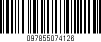 Código de barras (EAN, GTIN, SKU, ISBN): '097855074126'