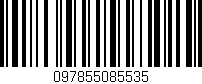 Código de barras (EAN, GTIN, SKU, ISBN): '097855085535'