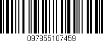 Código de barras (EAN, GTIN, SKU, ISBN): '097855107459'