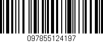 Código de barras (EAN, GTIN, SKU, ISBN): '097855124197'