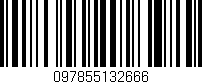Código de barras (EAN, GTIN, SKU, ISBN): '097855132666'