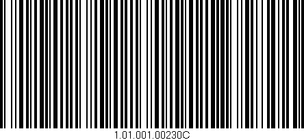 Código de barras (EAN, GTIN, SKU, ISBN): '1.01.001.00230C'