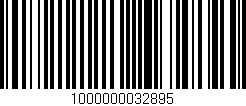 Código de barras (EAN, GTIN, SKU, ISBN): '1000000032895'