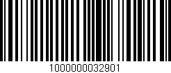Código de barras (EAN, GTIN, SKU, ISBN): '1000000032901'