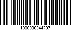 Código de barras (EAN, GTIN, SKU, ISBN): '1000000044737'