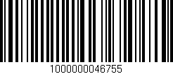 Código de barras (EAN, GTIN, SKU, ISBN): '1000000046755'