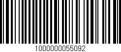 Código de barras (EAN, GTIN, SKU, ISBN): '1000000055092'