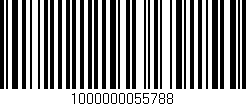 Código de barras (EAN, GTIN, SKU, ISBN): '1000000055788'