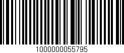 Código de barras (EAN, GTIN, SKU, ISBN): '1000000055795'