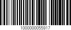 Código de barras (EAN, GTIN, SKU, ISBN): '1000000055917'