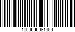 Código de barras (EAN, GTIN, SKU, ISBN): '1000000061888'