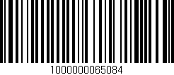 Código de barras (EAN, GTIN, SKU, ISBN): '1000000065084'